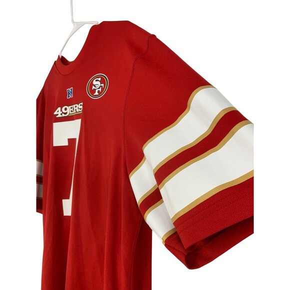 Kaepernick San Francisco 49ers NFL Team Apparel Red Jersey XL RT10285 GUC - Picture 6 of 9